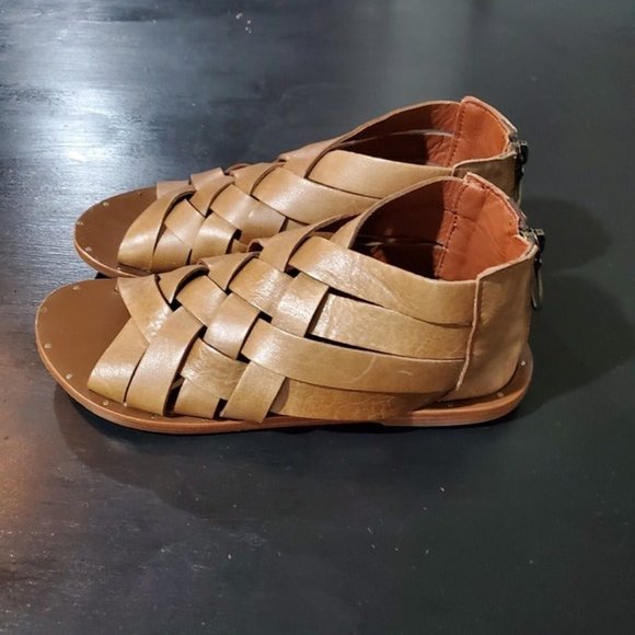 Beek Turaco Leather Sandals Size 8 Woman - Picture 4 of 8